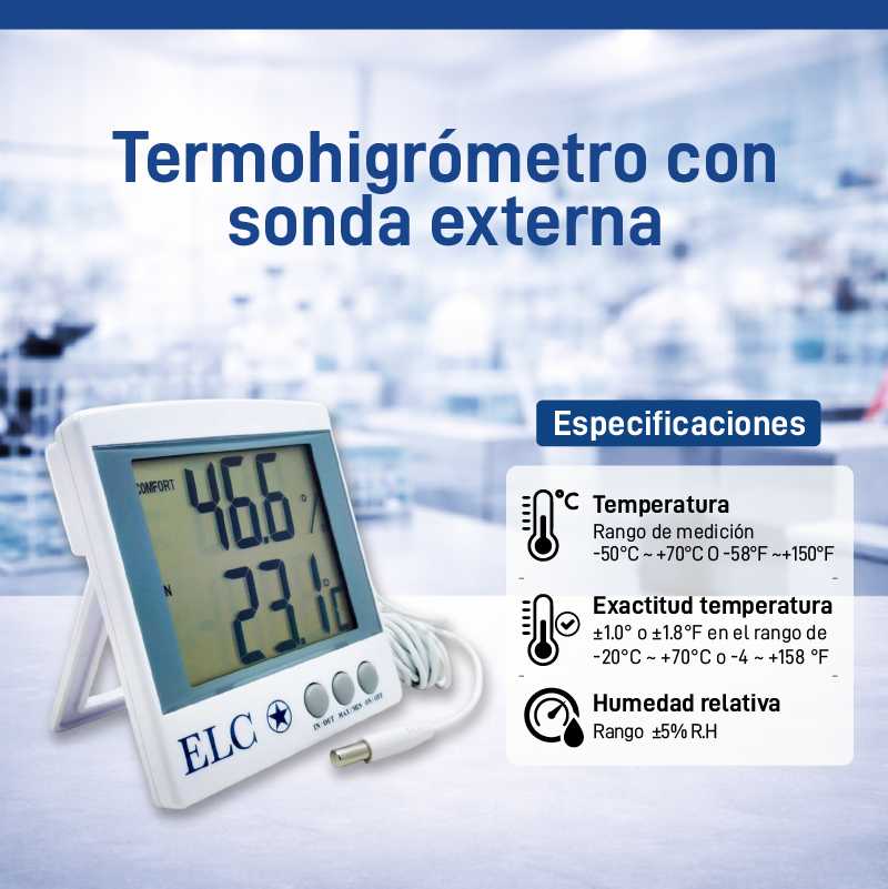 Termohigrómetro con sonda externa - Image 2