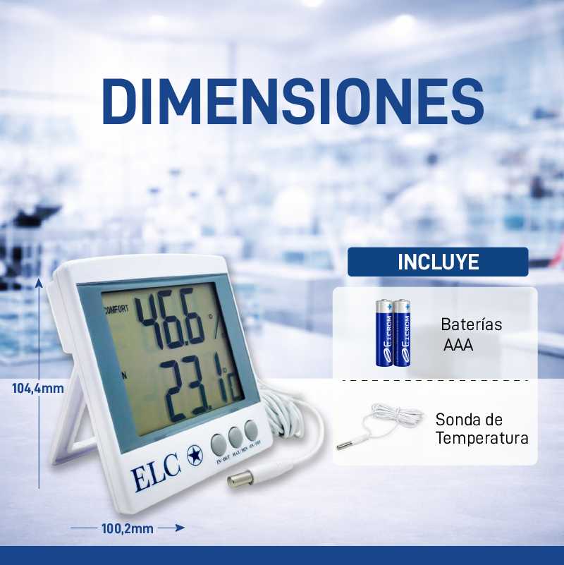 Termohigrómetro con sonda externa - Image 3