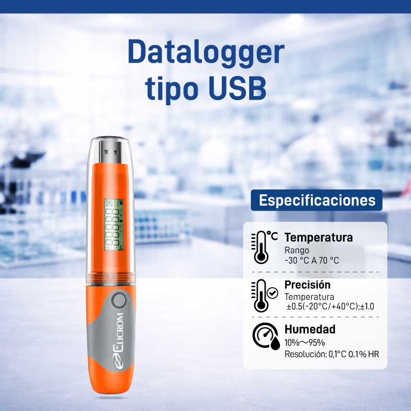 Datalogger de temperatura y humedad tipo USB - Image 2