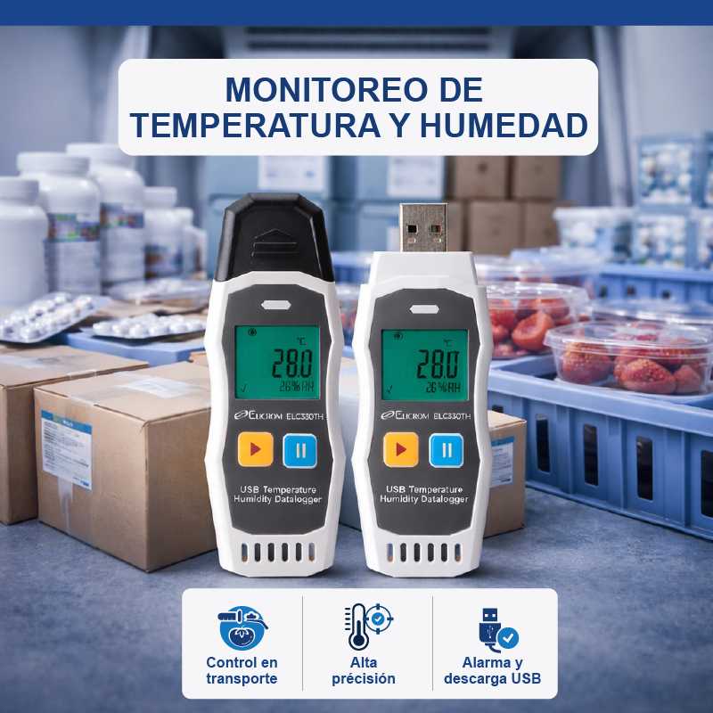 Datalogger con USB ELC330TH - Image 4