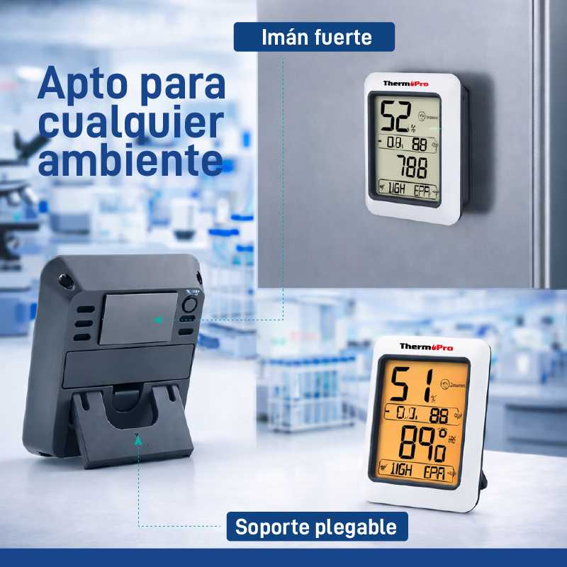 Termohigrómetro digital para interiores y monitor de humedad con bluetooth - Image 4