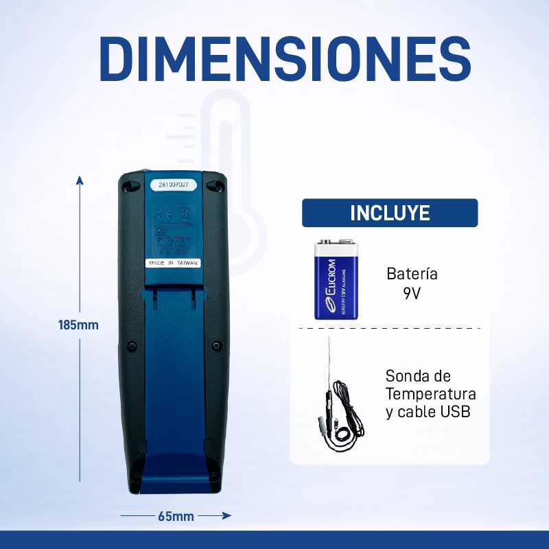Termómetro patrón 0.01 °C con RTD - Image 3