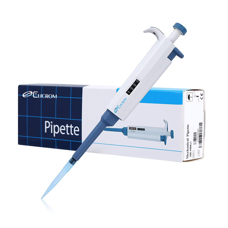 Pipeta mecánica Elicrom variable de 5 A 50uL - ELICROM