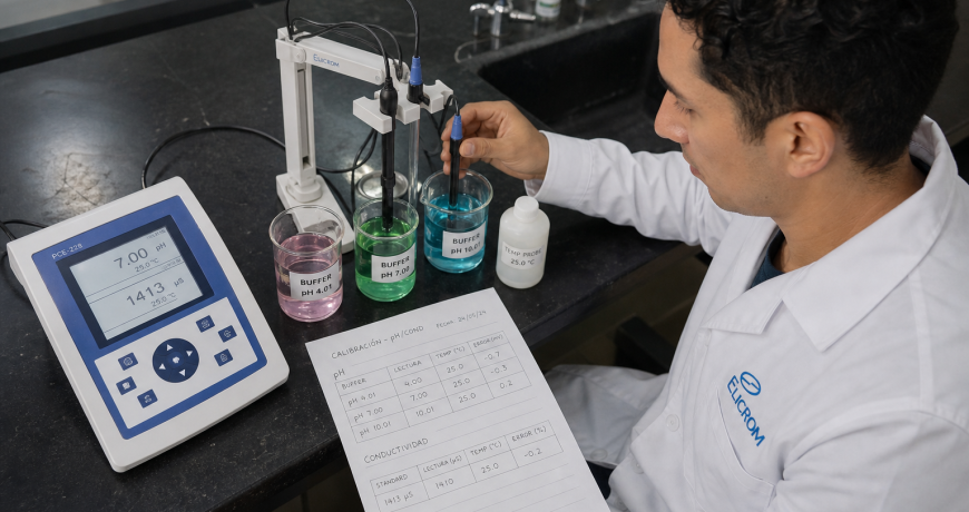 Calibracion electroquimica ELICROM Colombia